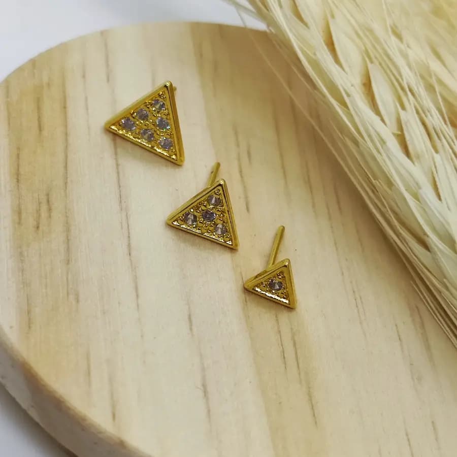 TRIO TRIANGULO CRAVEJADO
