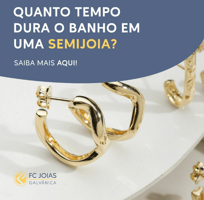 Banho de ouro semijoias