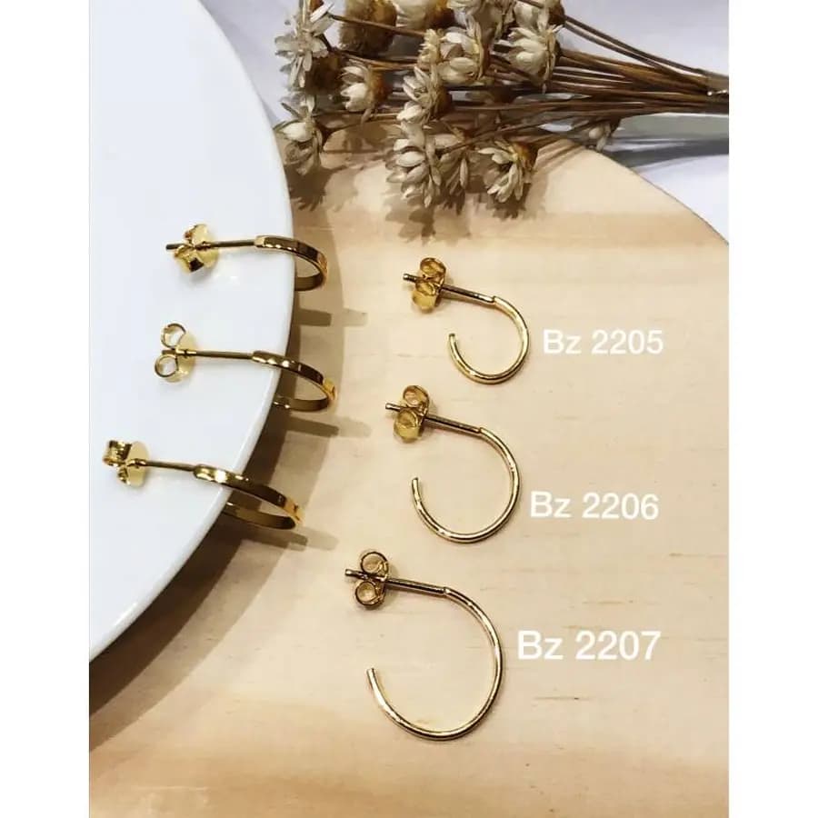 Argola Usinada BZ 2205 BZ 2206 BZ 2207