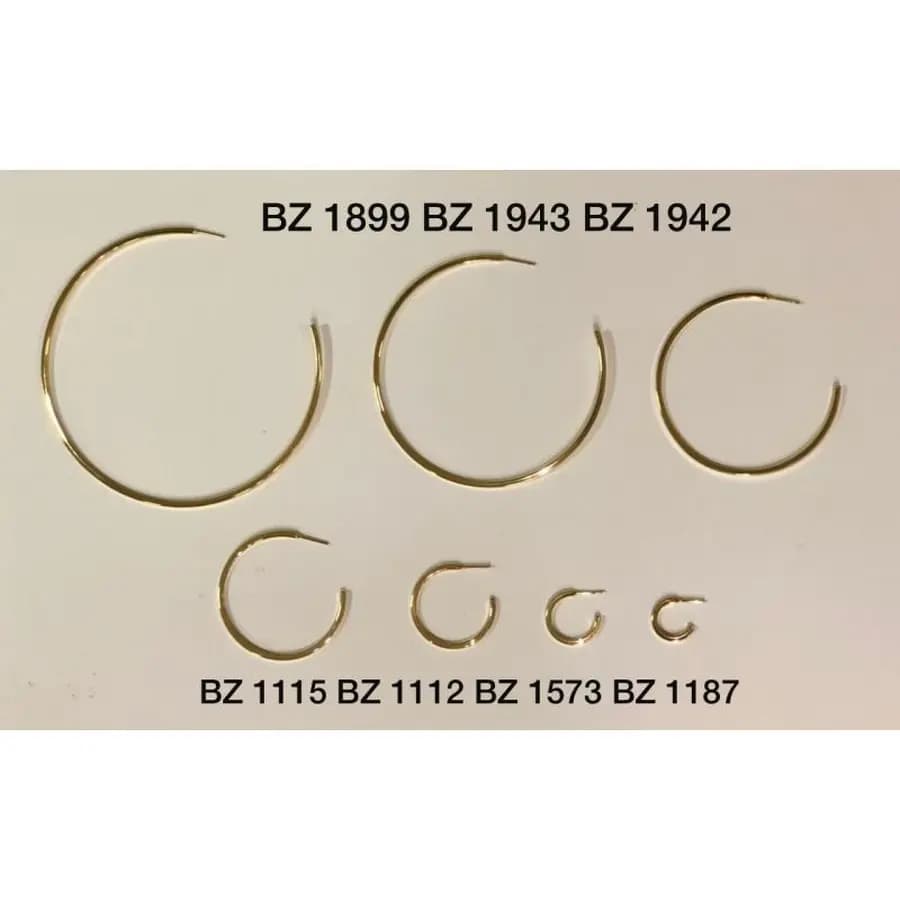Argola Tubo BZ 1899 BZ 1943 BZ 1942 BZ 1115 BZ 1112 BZ 1573 BZ 1187