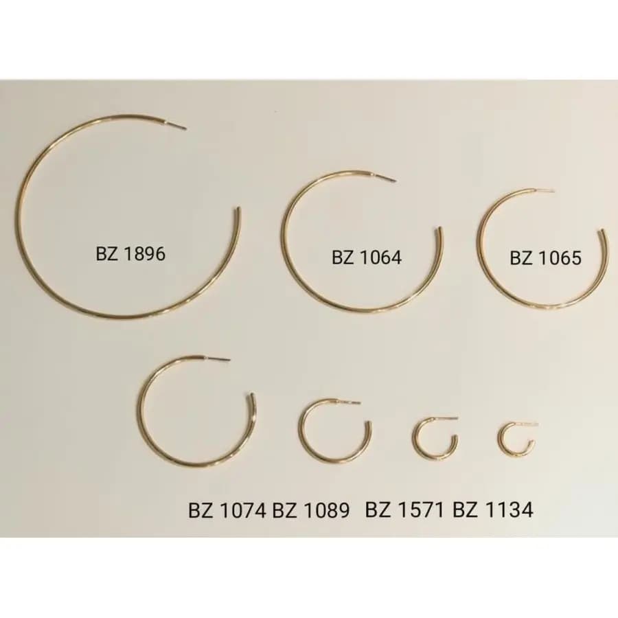 Argola Tubo BZ 1896 BZ 1064 BZ 1065 BZ 1074 BZ 1089 BZ 1571 BZ 1134