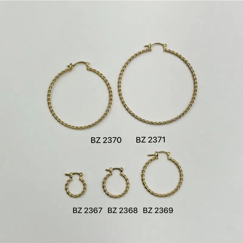 Argola Fio BZ 2367 BZ 2368 BZ 2369 BZ 2370 BZ 2371