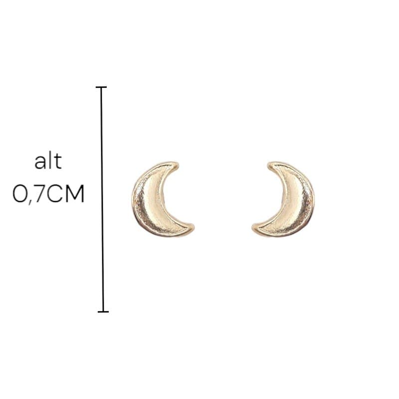 Brinco Lua Com Contorno