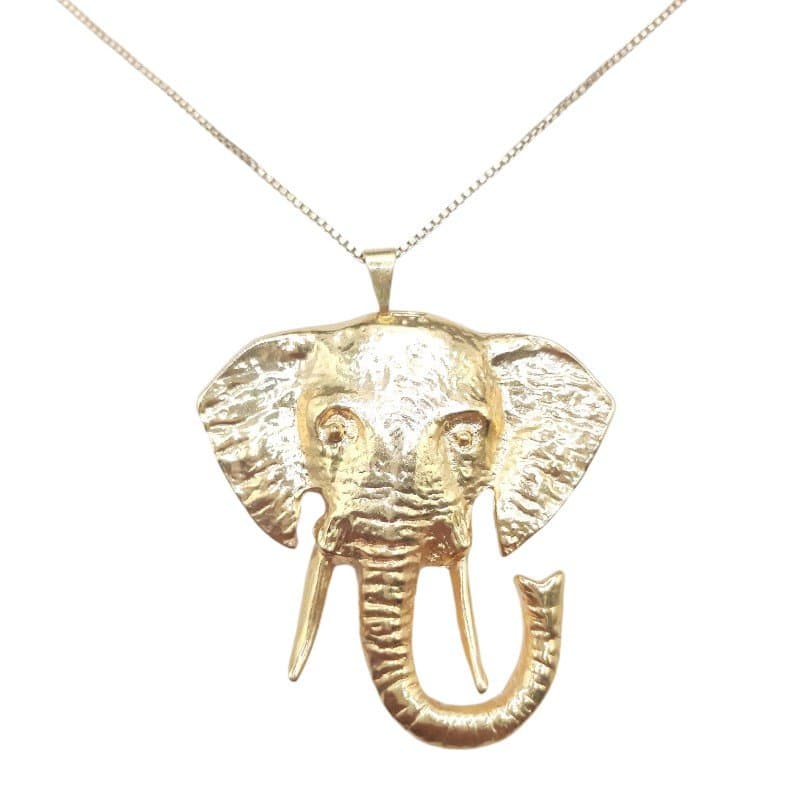 Pingente Cara De Elefante Grande miniatura 2