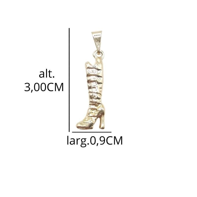 Pingente Bota Trabalhada