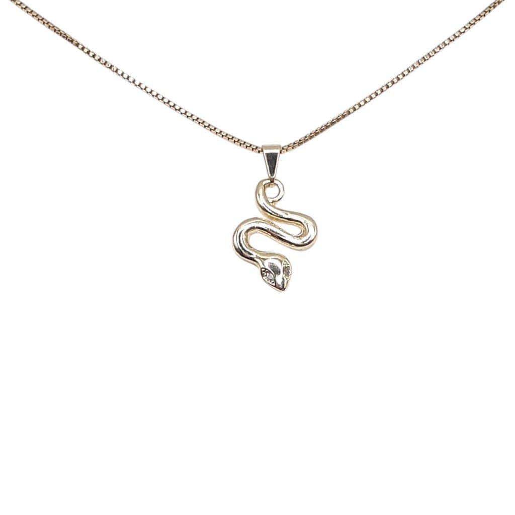 Pingente Cobra Com Olho De Pedra miniatura 2