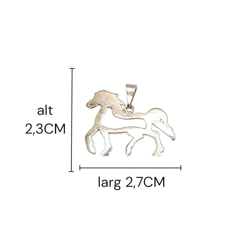 Pingente Cavalo Vazado