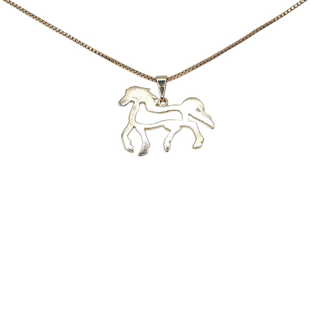 Pingente Cavalo Vazado miniatura 2