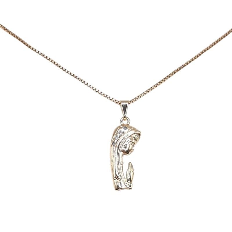 Pingente Maria Com Zircônia miniatura 2