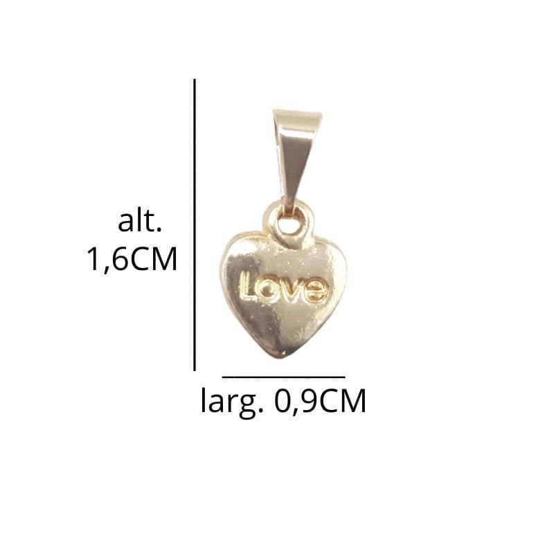 Pingente Coraçãozinho "love"