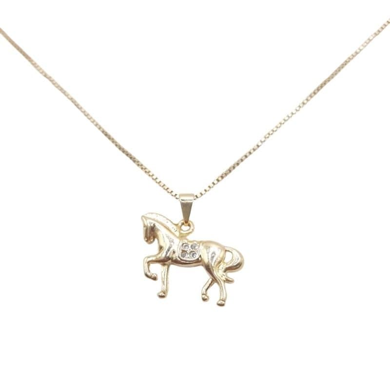 Pingente Cavalo Com Zircônia miniatura 2