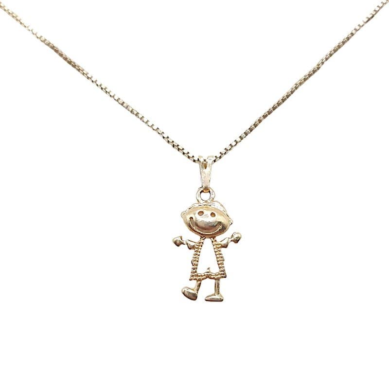 Pingente Menino Corpinho Vazado miniatura 2