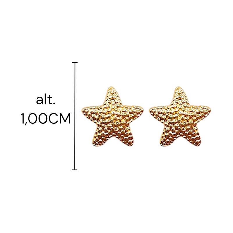 Brinco Estrela Craquelada