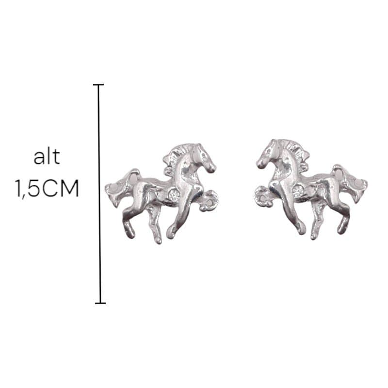 Brinco Cavalo C/zircônia
