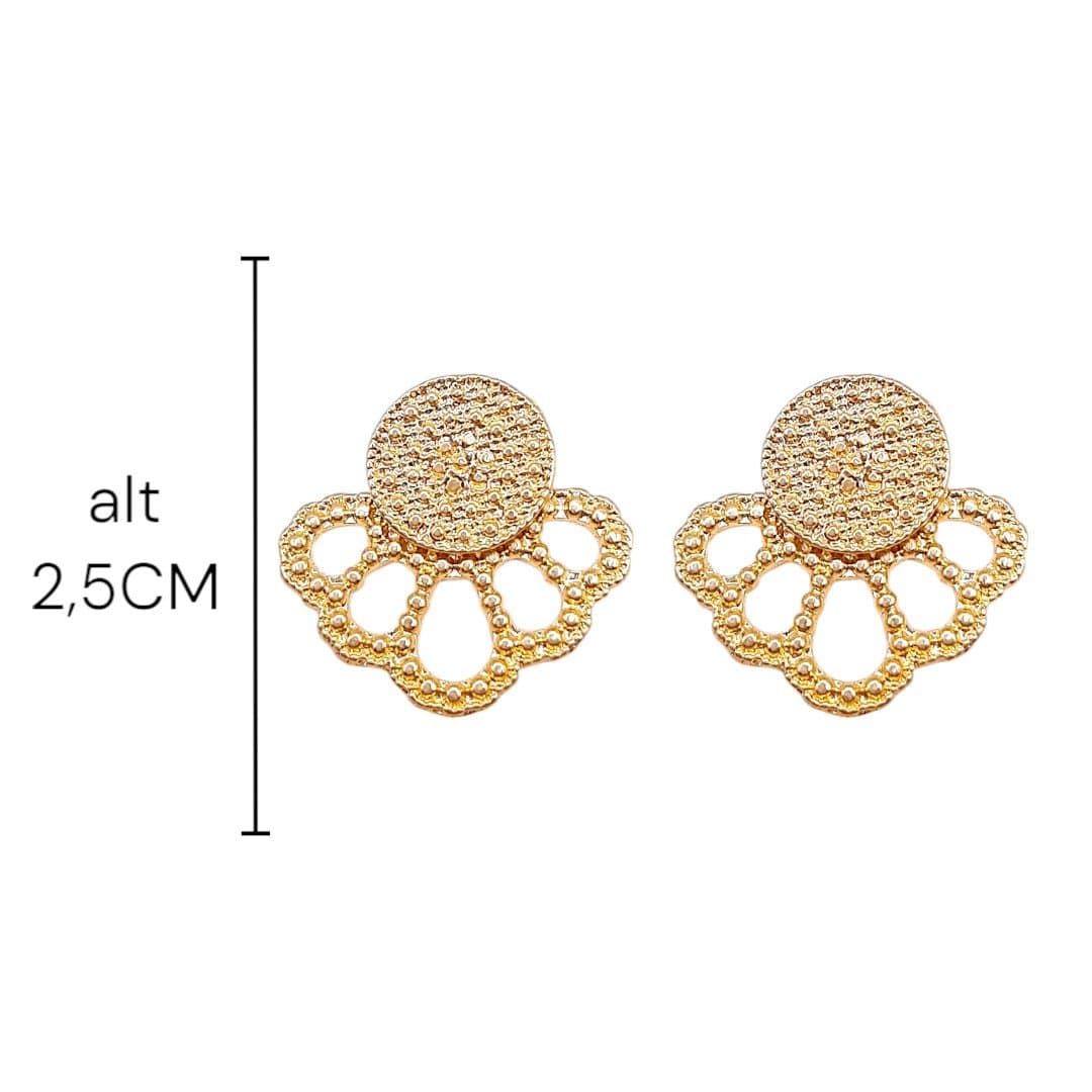 Brinco Ear Jacket  Trabalhado
