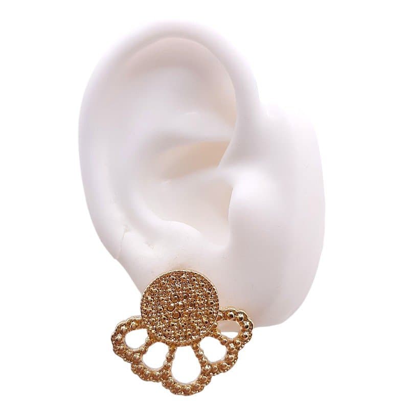 Brinco Ear Jacket  Trabalhado miniatura 2