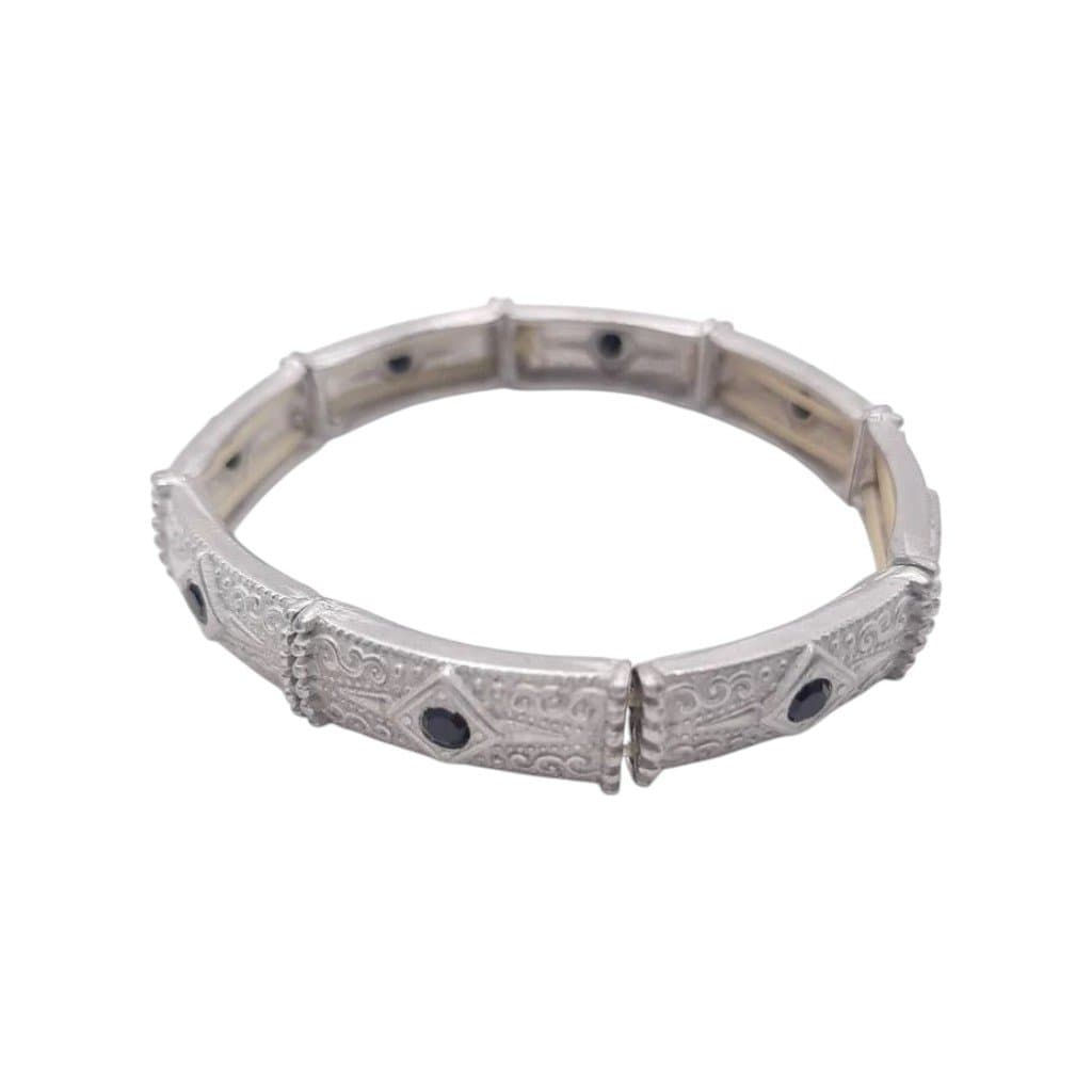 Pulseira 8 Gomos Com 1 Pedra Cada