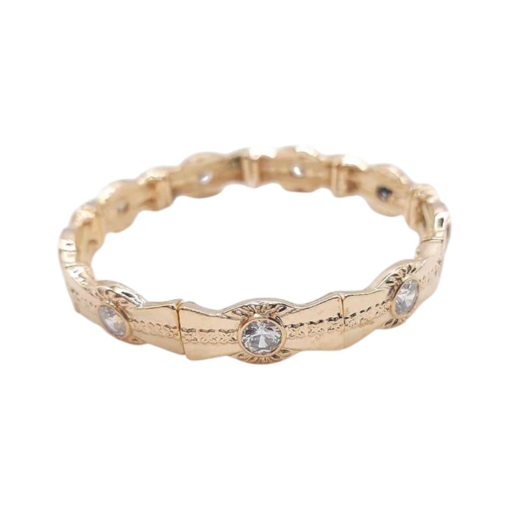 Pulseira Silicone Retangular Cravejado