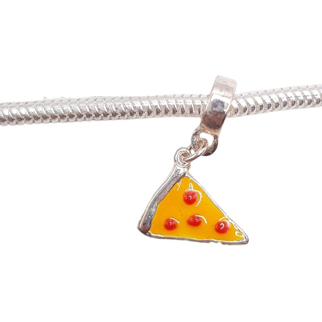 Berloque Fatia De Pizza Pendurada miniatura 2