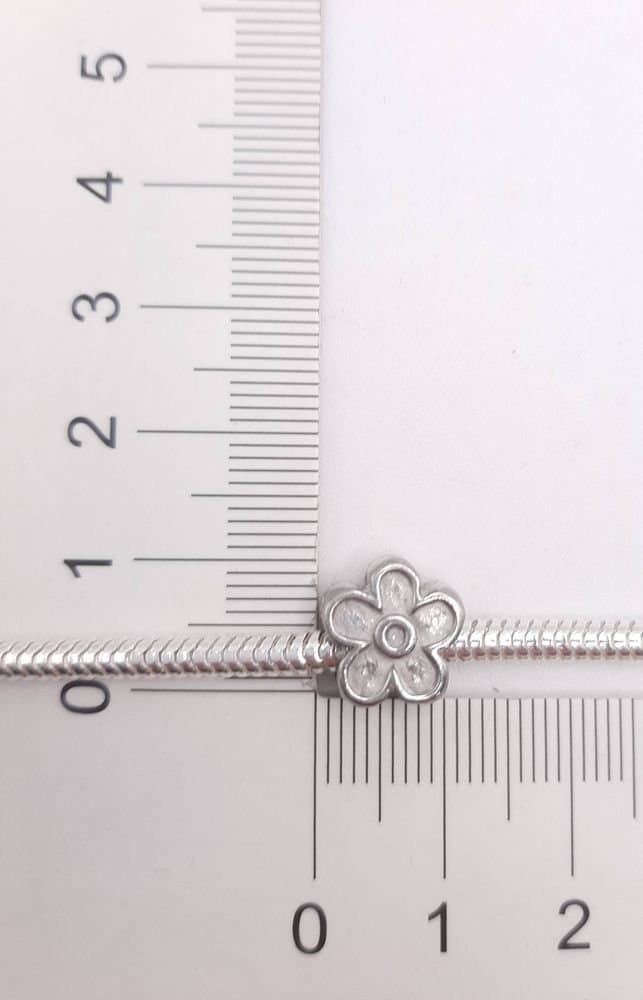 Berloque Flor Cheia Fixa miniatura 3