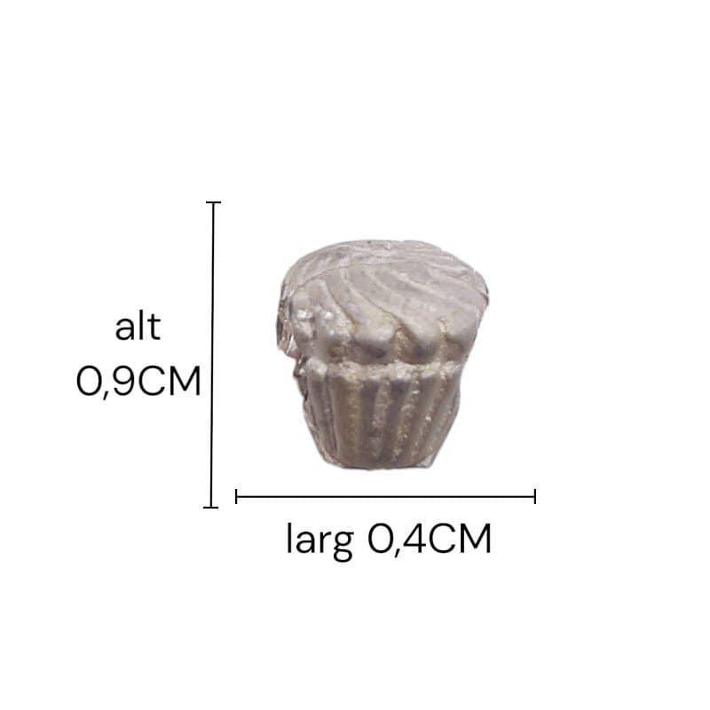 Berloque Cupcake Simples Fixo