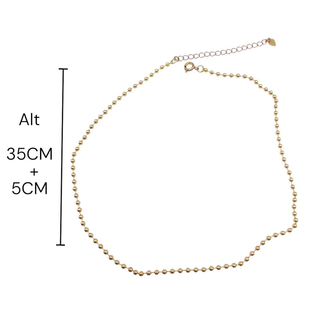 Choker Bolinha miniatura 3