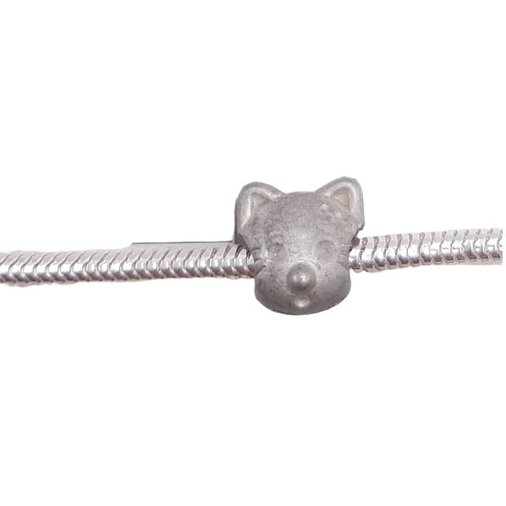 Berloque Cabeça De Gato Passante miniatura 2