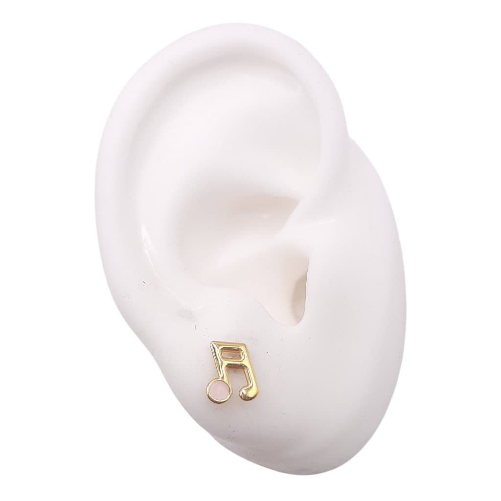 Brinco Nota Musical miniatura 2
