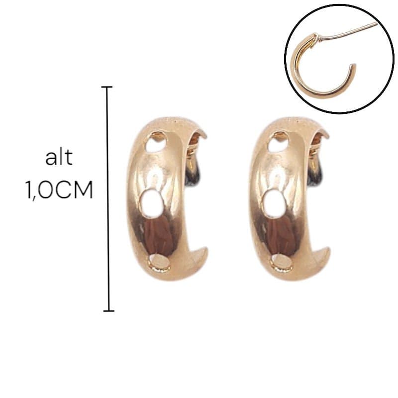 Brinco Argola Com Furos