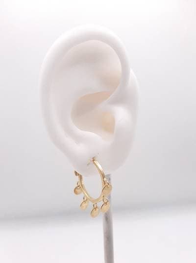 Brinco Argola Plaquinhas Baby miniatura 2