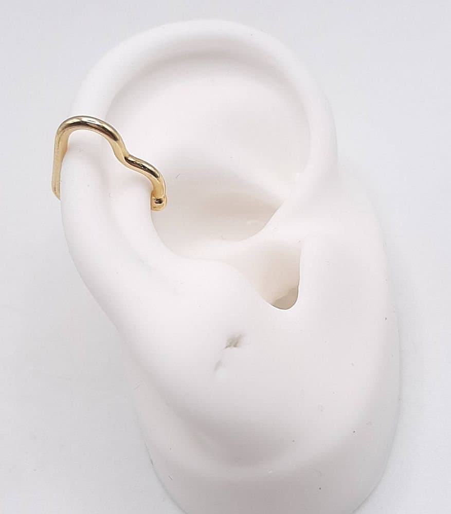 Brinco Piercing Fake Coração