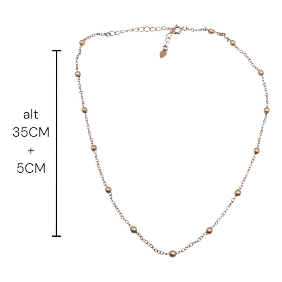 Choker Bolinha Espaçada miniatura 2