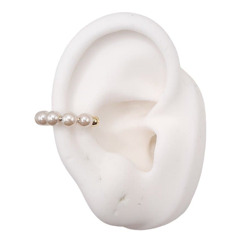 Brinco Piercing Fake Pérolas (Pç) miniatura 2
