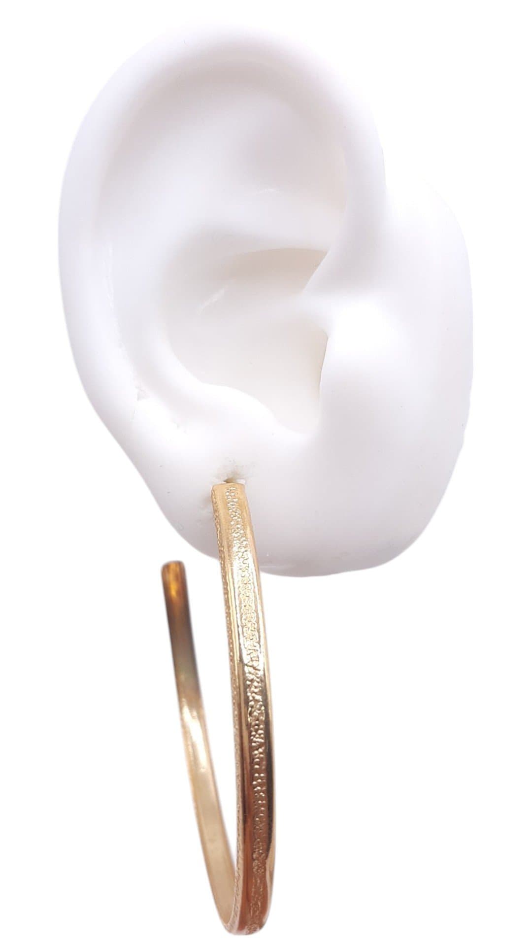 Brinco Argola G. Chapa Com Listra Lisa miniatura 2