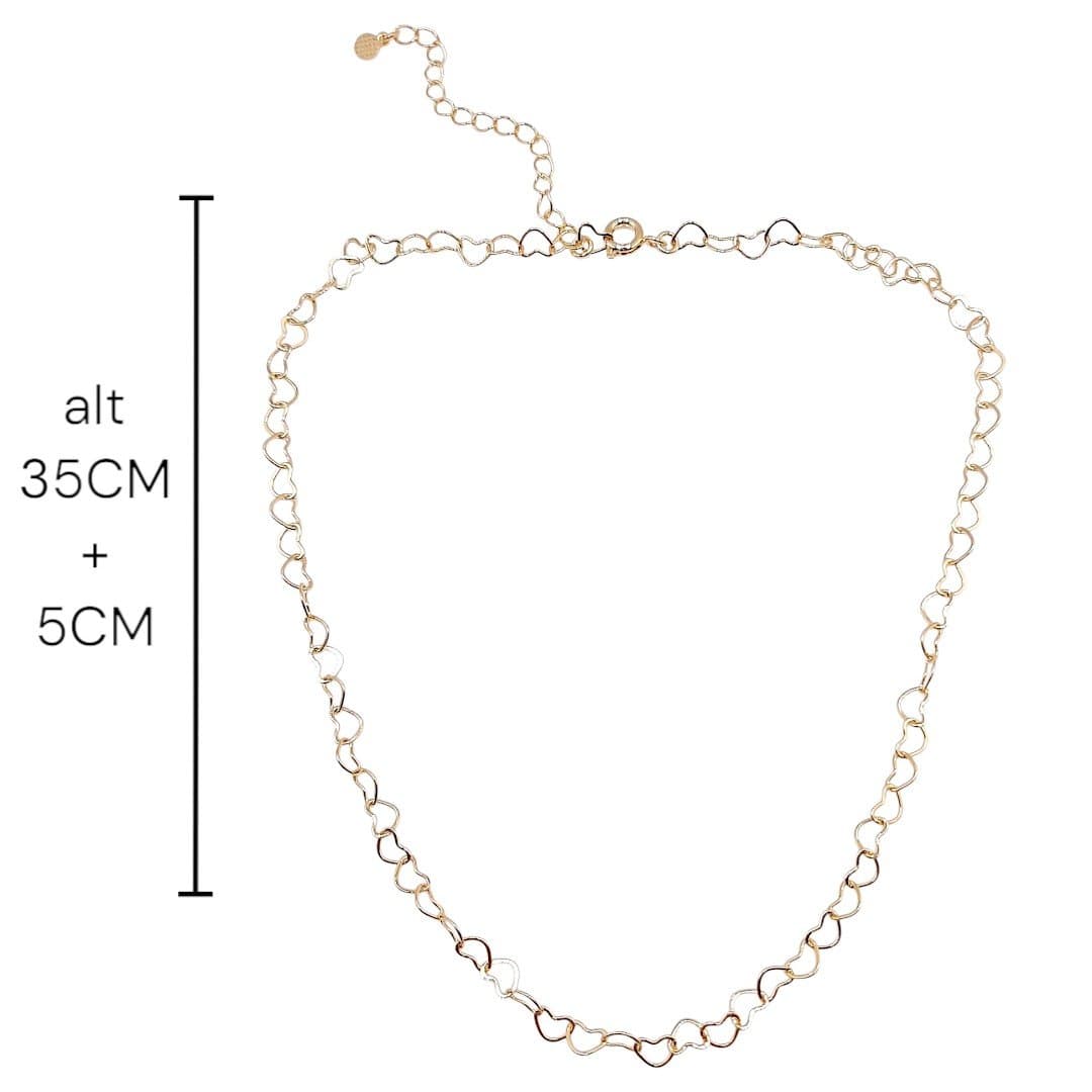 Choker Corações miniatura 3