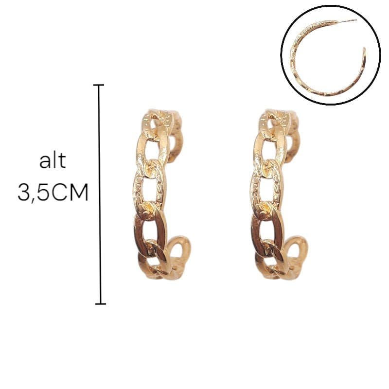 Brinco Argola De Corrente G.