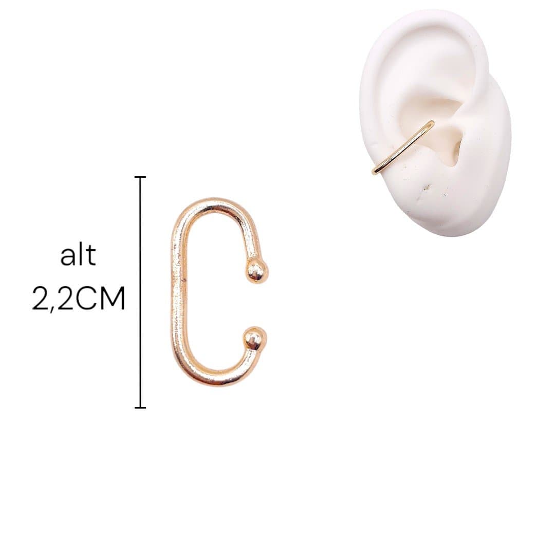 Brinco Ear Hook Oval