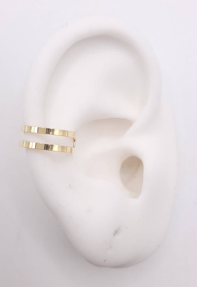 Brinco Piercing Fake De Aro