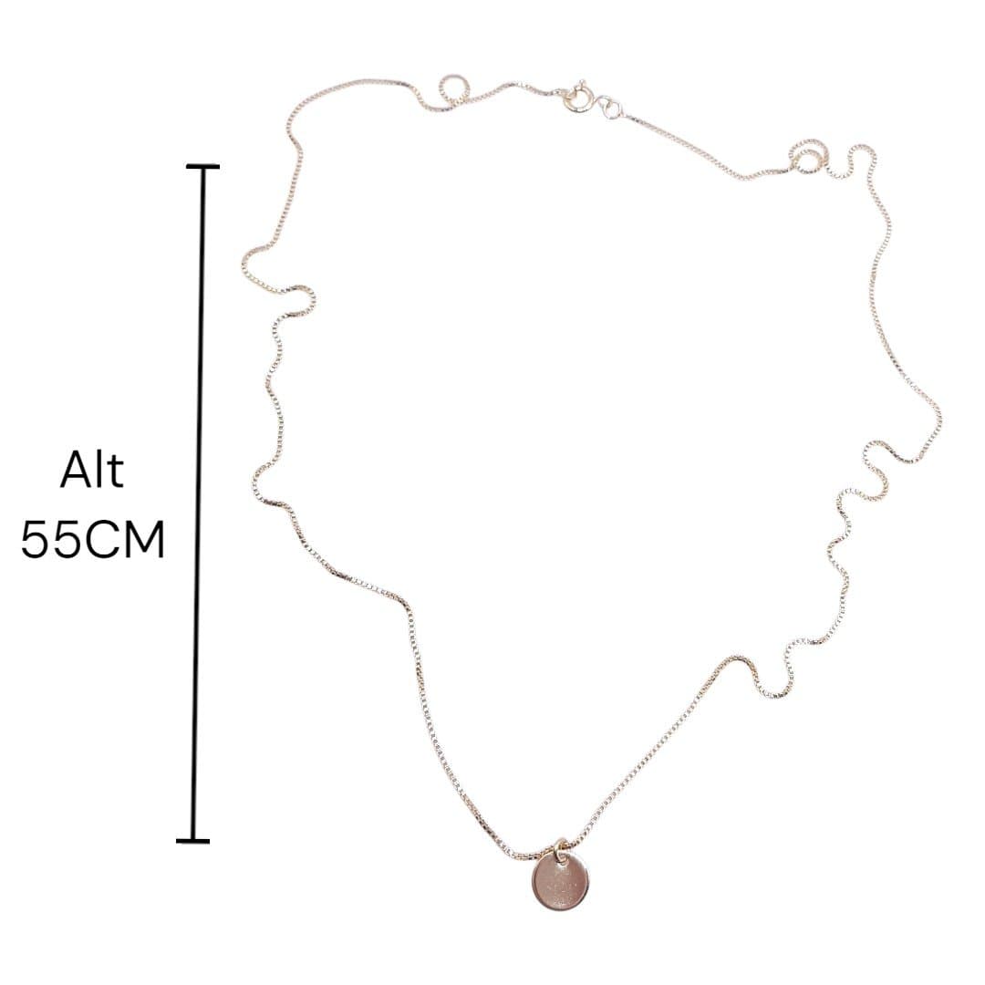 Colar Com Plaquinha miniatura 3