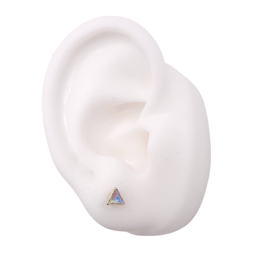 Brinco Triangulo P. Esmaltado miniatura 2