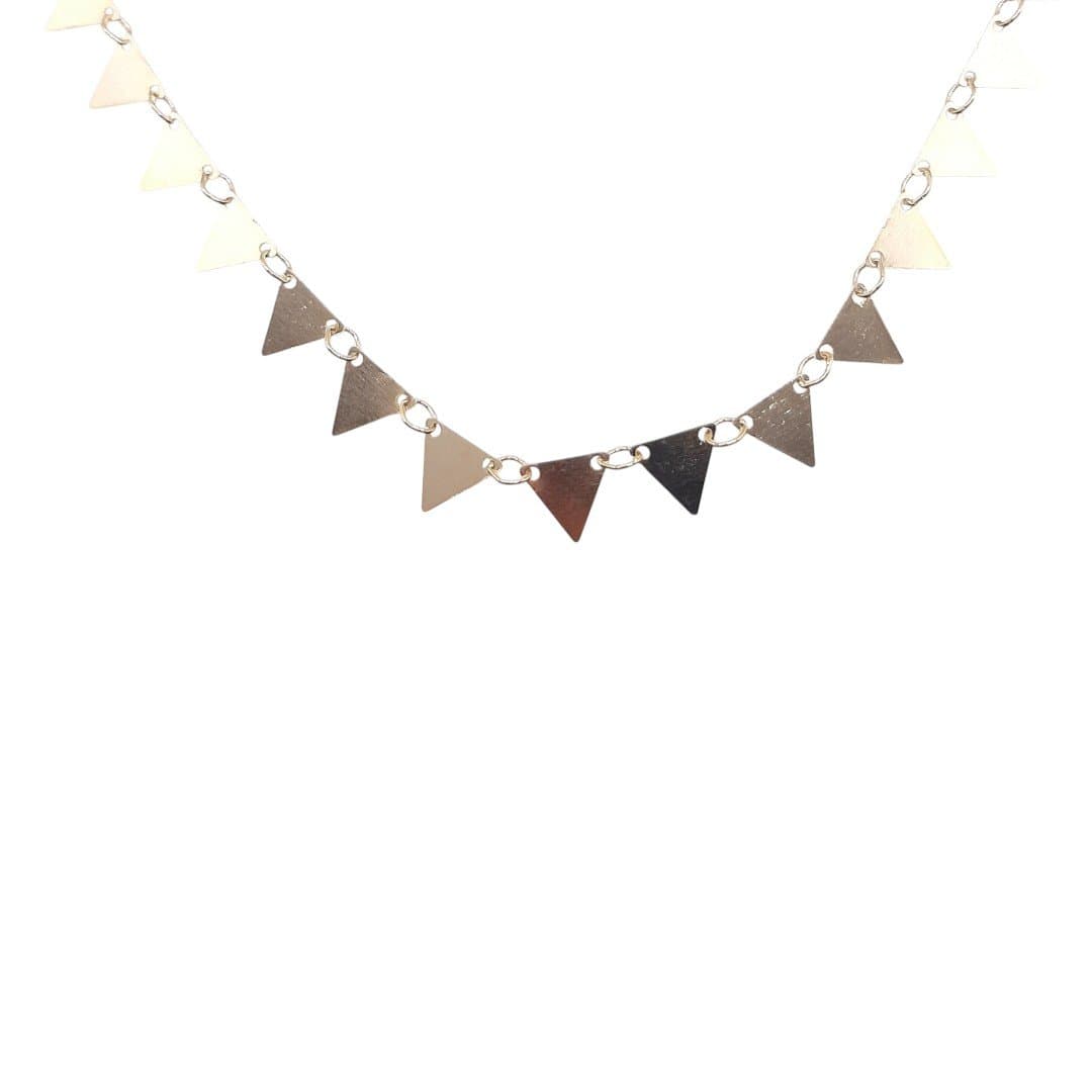 Colar Longo Triangulos - 80cm