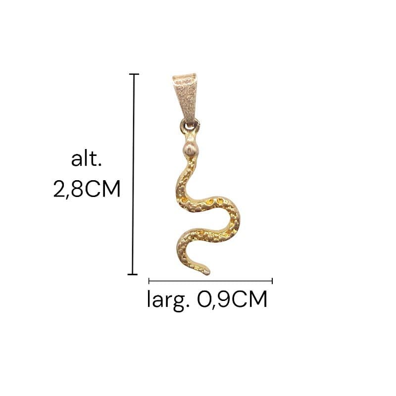 Pingente Cobra Larga