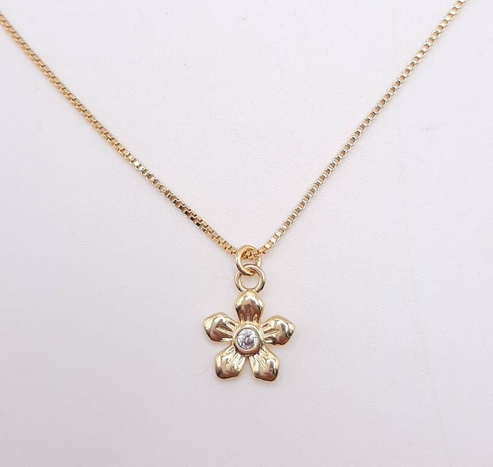 Colar Com Florzinha miniatura 3