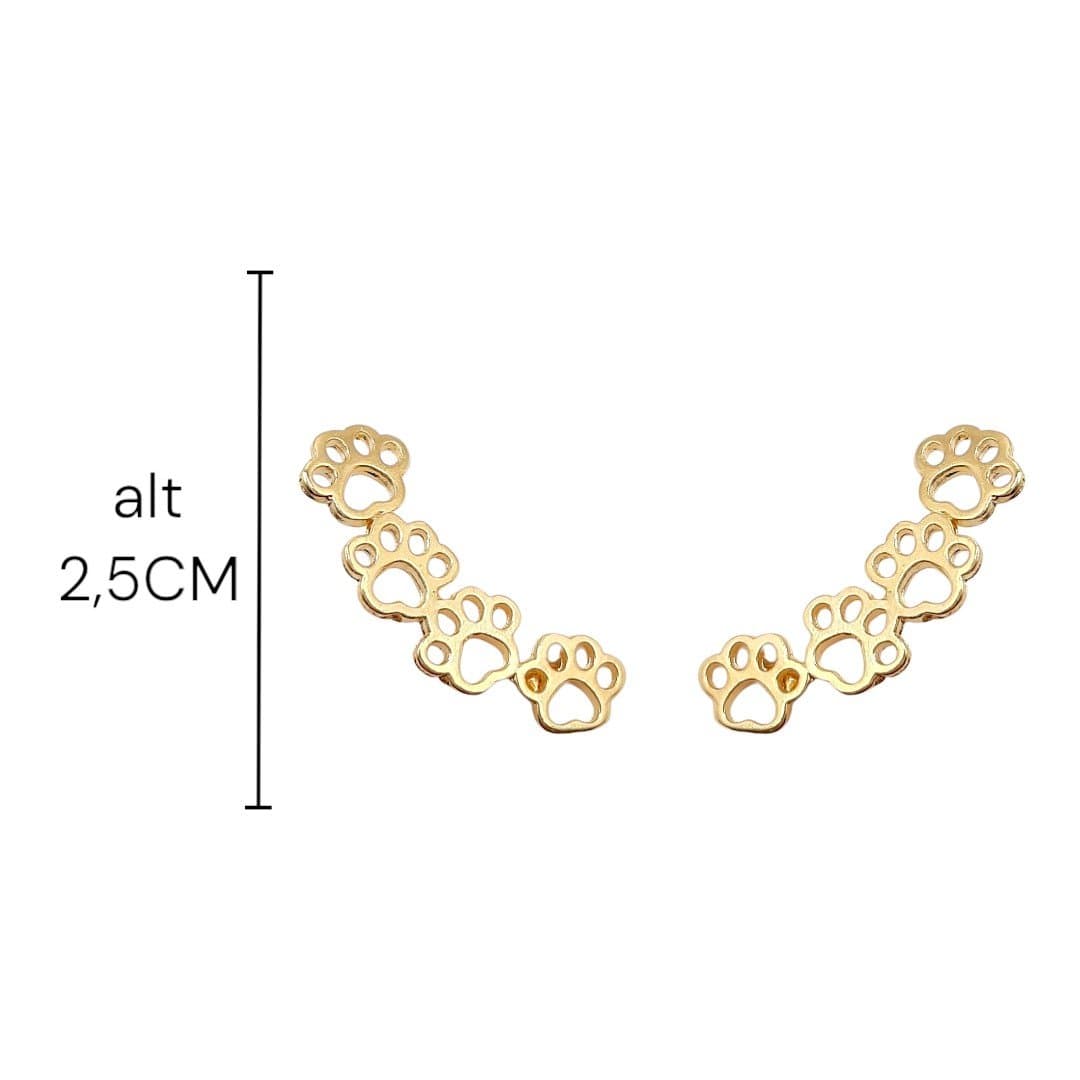 Brinco Ear Cuff 4 Patas