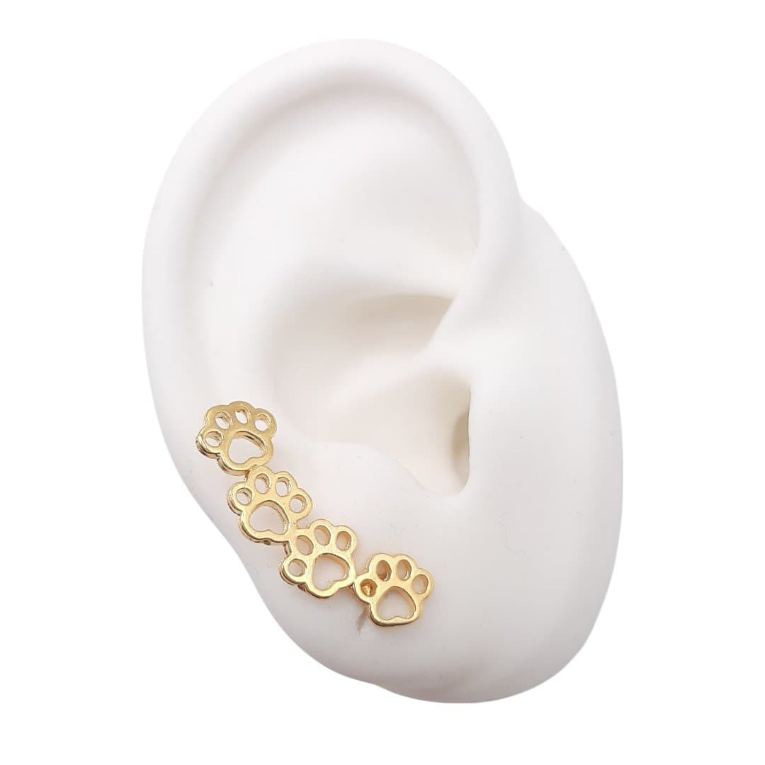 Brinco Ear Cuff 4 Patas miniatura 2