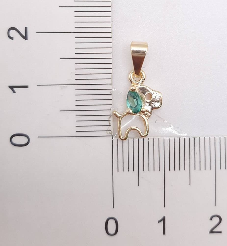 Pingente Cachorrinho Com Orelha De Gota miniatura 3