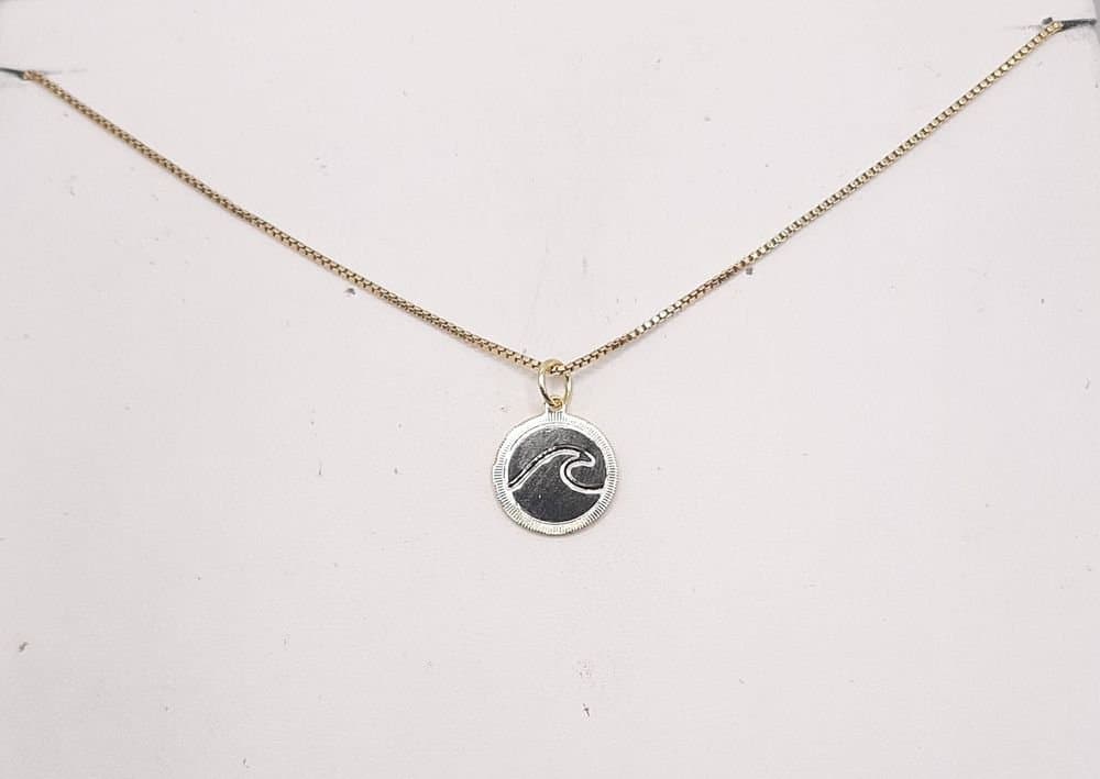 Pingente Placa Onda Dupla Face miniatura 3