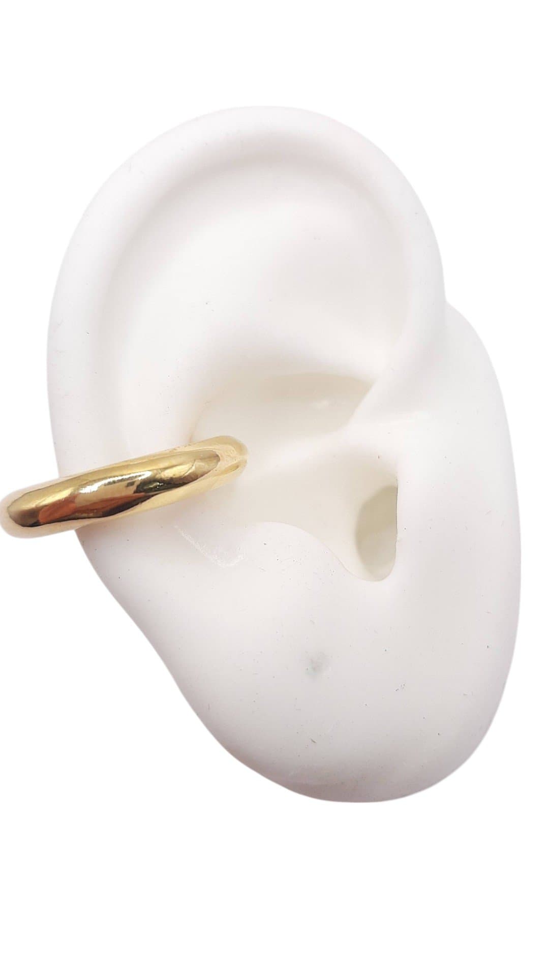Brinco Piercing De Aro Liso