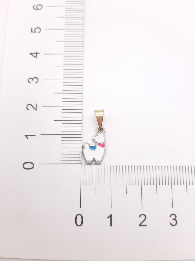Pingente Lhama Esmaltada