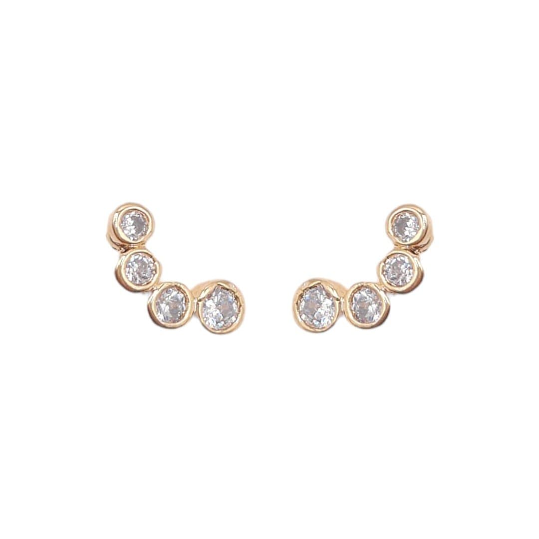 Brinco Ear Cuff 4 Pedras